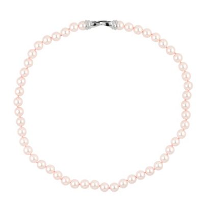 Pearl flat clasp necklace